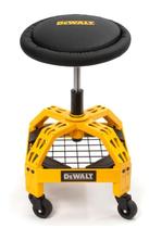 Banco de loja/garagem DEWALT Acolchoado Rolling Swivel Seat Steel