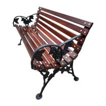 Banco de madeia para jardim cafe 100 cm