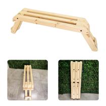 Banco De Madeira Dobravel Jardim Varanda Gourmet Quintal