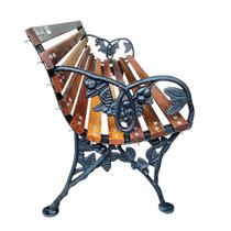 Banco de madeira para jardim cafe 120 cm