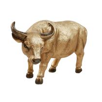 Banco de moedas, resina em forma de touro, decoração de casa, 27 cm