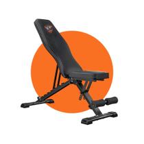 Banco de Musculação Ajustável Dobrável para Academia e Home Fitness Treinamento 6 Níveis de Inclinação Ajuste Rápido ITS Fitness