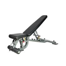 Banco de Musculação Ajustável Powerrun Pr013 para Academia e Treino com Pesos - Cinza/preto Banco de Musculação Ajustável Powerrun Pr013 para Academia e Treino com Pesos - Cinza/preto