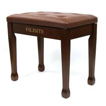 Banco de piano FILISITE XJ580-2 de madeira com almofada impermeável