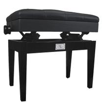 Banco de Piano Luxo com Regulagem BA 3 Preto Alan