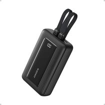Banco de potência Anker Zolo 20.000mAh 30W com cabo USB-C e Lightning Banco de potência Anker Zolo 20.000mAh 30W com cabo USB-C e Lightning