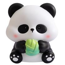 Banco de poupança de desenhos animados em PVC Cute Panda Money Bank 16x16x17cm Banco de poupança de desenhos animados em PVC Cute Panda Money Bank 16x16x17cm