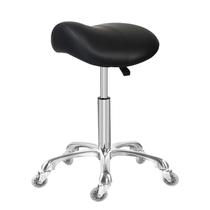 Banco de selim Antlu Rolling Ergonomic com rodas pretas