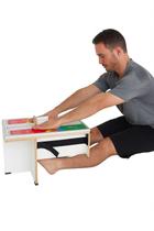 Banco de Wells Strong Fit Portatil Para Flexibilidade Tronco Pernas