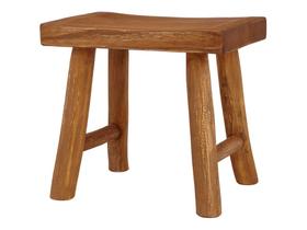 Banco Decorativo Em Madeira Rústico Encosto Jardim Varanda