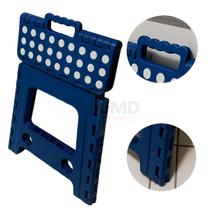 Banco Dobrável Portátil em Plástico 43cm Ideal para Camping, Cozinha e Área Externa