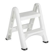 Banco Dobrável Rubbermaid EZ Step 2 Degraus - Branco