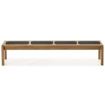Banco em Madeira e Corda Náutica 220x37cm Traço Banco em Madeira e Corda Náutica 220x37cm Traço