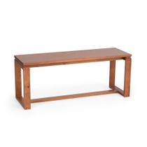 Banco em Madeira Maciça 120cm Craft Marrom/Garapa