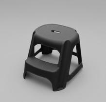 Banco Escada Plástico Com 2 Degraus