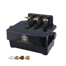 Banco extensor de pedais de piano Soarun ajustável para crianças, preto