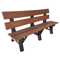 Banco Externo Lanci Madeira Plástica Reciclada Marrom 150cm Cores Disponíveis Banco Externo Lanci Madeira Plástica Reciclada Marrom 150cm Cores Disponíveis