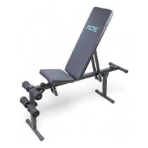Banco Inclinado Em Aço E Poliuretano Ajustável E46 - Acte Sports