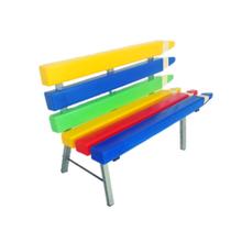 Banco Lápis Arco Íris Para Escola Creche Com Proteção Uv Banco Pequeno (36x53)