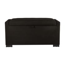 Banco Leyzy Black Delta com porta-malas 40x55x105 cm Maxima Desi