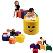 Banco Modular de Lagarta para Brincar e Sentar Schooled Banco Modular de Lagarta para Brincar e Sentar Schooled
