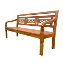 Banco Namoradeira 3 Lugares Madeira de Demolição Modelo X Sudeste Rústico