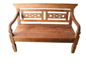 Banco Namoradeira Vichy em Madeira de Demolição - Cód 1062 Banco Namoradeira Vichy em Madeira de Demolição - Cód 1062