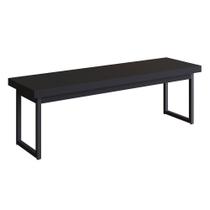 Banco Oxford 104x35cm - Preto Banco Oxford 104x35cm - Preto