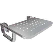 Banco p Banho Articulado Perfurado Inox 70x45cm Construinox