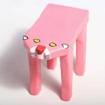 Banco Pantera Cor De Rosa Lindíssimo ( Desenho De Infância )