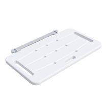 Banco Para Banho Articulável Max Polipropileno Inox 304 70 X 45 Cm Branco (pne/pcd) - Leve Vida Banco Para Banho Articulável Max Polipropileno Inox 304 70 X 45 Cm Branco (pne/pcd) - Leve Vida