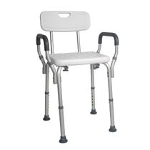 Banco para Banho com Encosto e Apoio para Braços - Hidrolight