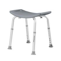 Banco Para Banho Simples 130 kg Altura Ajustável Hidrolight Cor:CinzaTamanho:ÚnicoGênero:Unissex