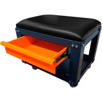 Banco para mecânico almofadado com gaveta capacidade 120 kg - 90023 - Presto Banco para mecânico almofadado com gaveta capacidade 120 kg - 90023 - Presto