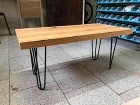 Banco Para Mesa Jantar Hairpin Legs 40 X 100 Cm Antiqua Mdf