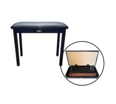 Banco para Piano Teclado Com Compartimento Desmontável Saty BPD20C