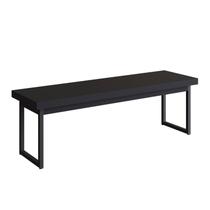 Banco para Sala de Estar Oxford 104cm Preto