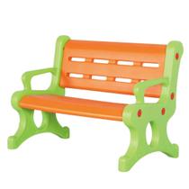 Banco Pequeno 2 Lugares Decorativo-Banquinho Infantil de Jardim-Parque-Creche-Ecolinha- Banco Plástico Playground