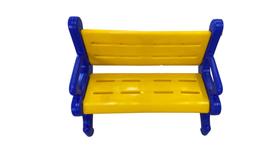 Banco Pequeno 2 Lugares Decorativo-Banquinho Infantil de Jardim-Parque-Creche-Ecolinha- Banco Plástico Playground