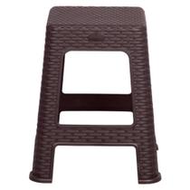 Banco Plastico Banqueta Banquinho Rattan Lançamento Ratan Topplast