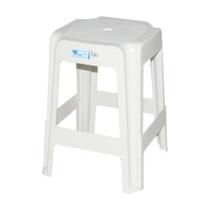 Banco Plastico Banqueta Banquinho Suporta Até 100 Kg Ibap Cores Variadas