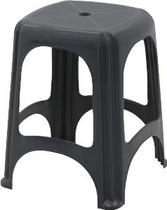 Banco Plástico Banqueta Suporta Até 100 Kg Tramontina Cinza