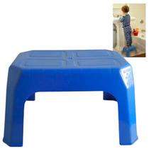 Banco Plástico cor Azul Infantil até 30kg - ARQPLAST PLST