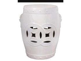 Banco Porcelana Branco Garden Seat Classico Chines Formosa Banco Porcelana Branco Garden Seat Classico Chines Formosa