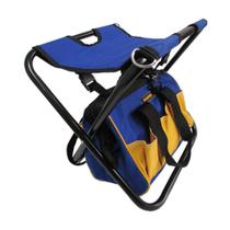 Banco Portátil C/ Bolsa de Ferramentas Brasfort 7 Bolsos Com Ziper