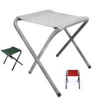 Banco portatil dobravel para camping pesca praia banquinho pratico