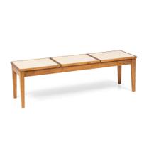 Banco Recamier em Madeira e Palha natural Viena Artemobili