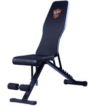 Banco Regulável 3 Em 1 Musculação Supino Reto Inclinado Declinado material sintético Preto Fácil Limpeza Estrutura Reforçada Academia home Its Fitness