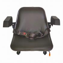 Banco Retro Escavadeira Case 580h Com Apoio De Braço E Cinto