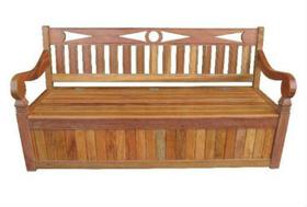 Banco Rústico Baú Em Madeira De Demolição - Cód 150 Banco Rústico Baú Em Madeira De Demolição - Cód 150